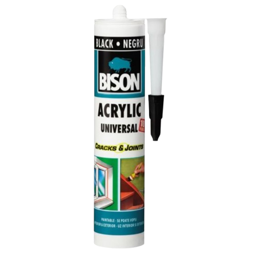 Ermetic acrilic Bison Negru 300ml